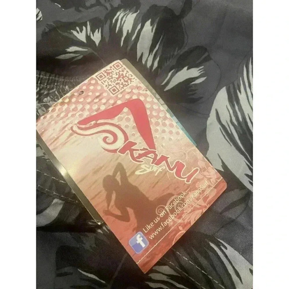 Kanu‎ Surf Misses Haley Board Shorts Size 3X Charcoal Blue NWT $38 - Picture 10 of 11